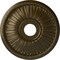 Ekena Millwork Berkshire Ceiling Medallion (Fits Canopies up to 6 3/8"), 20 1/8"OD x 3 7/8"ID x 1 7/8"P, Brass CM20BE1BRS - alternate 1
